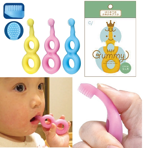 Детская зубная щетка с прорезывателем "Ci Baby Gummy"